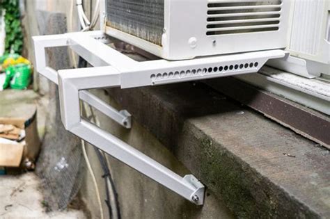 building bracket support ac unit window with metal studs|air conditioner window support bracket.